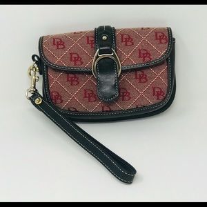 Dooney & Burke Vintage Flap Wristlet